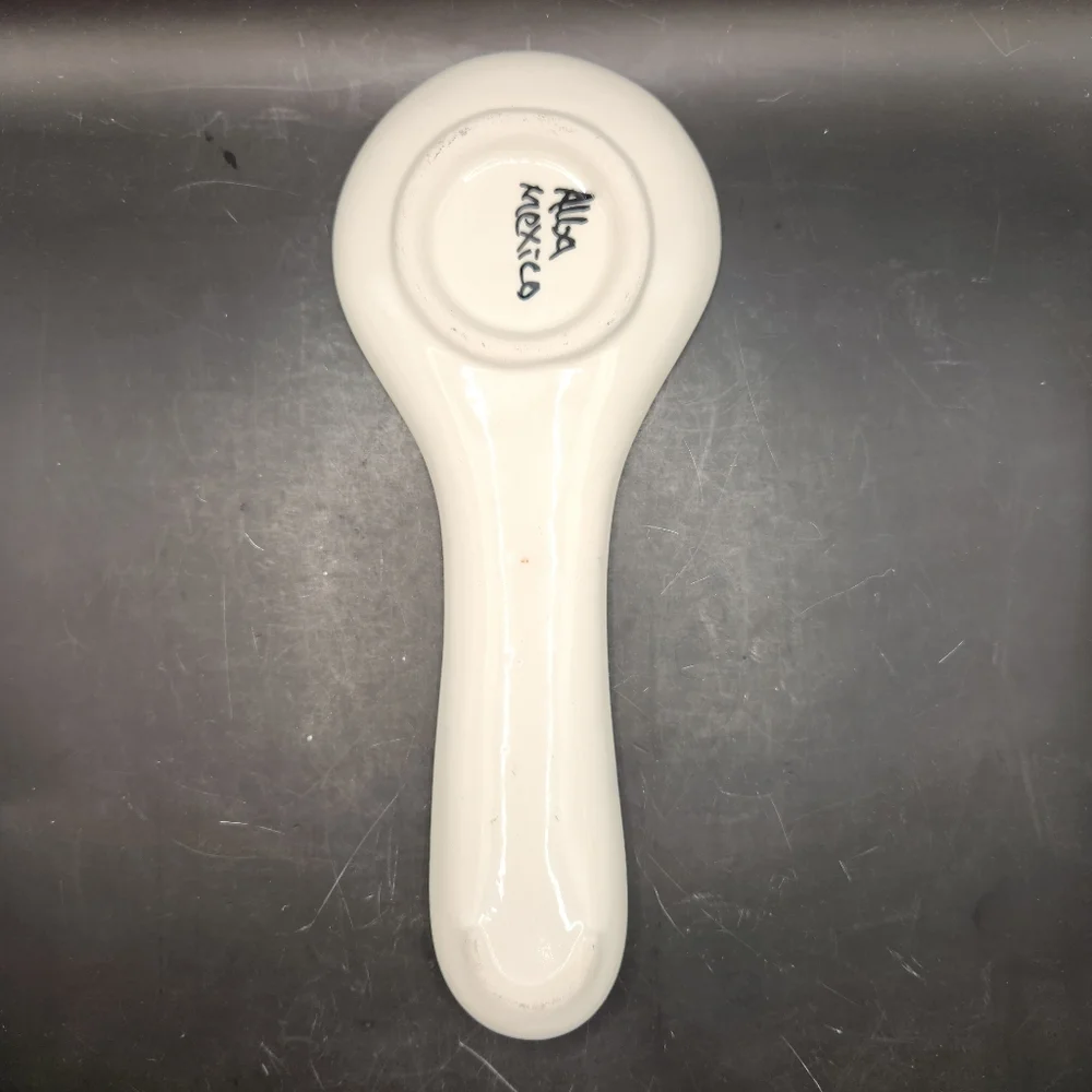 Pottery Spoon Rest, made in Mexiso